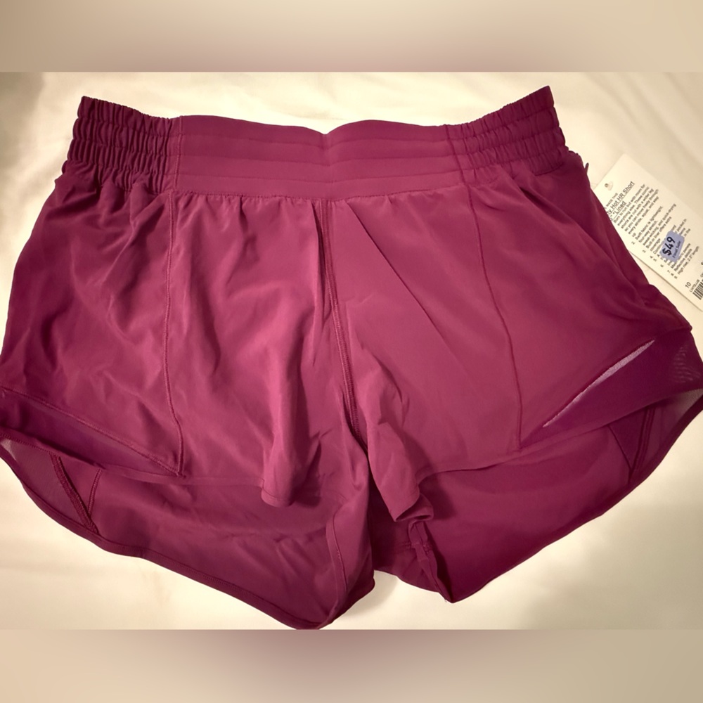 Lululemon Athletica Purple Athletic Shorts Sleek Design